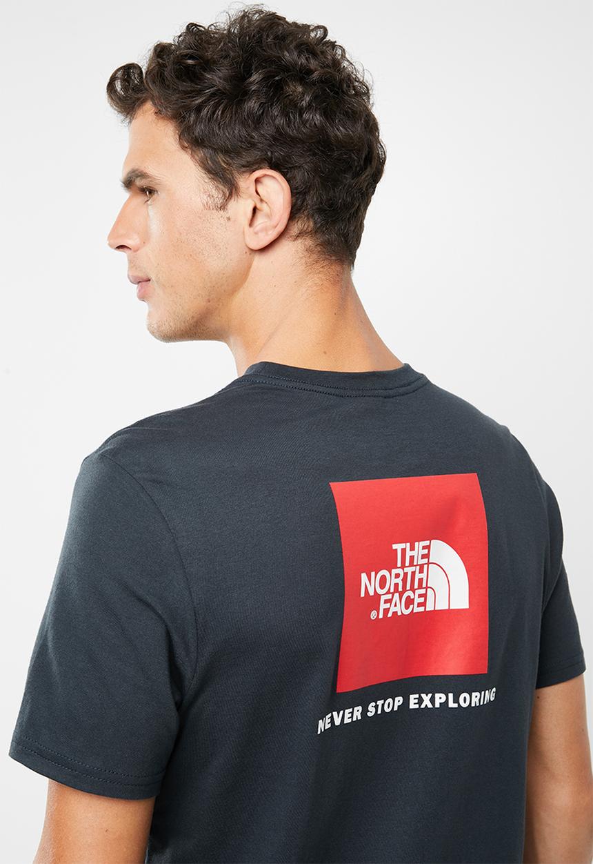 The North Face - Redbox logo short sleeve tee - navy
