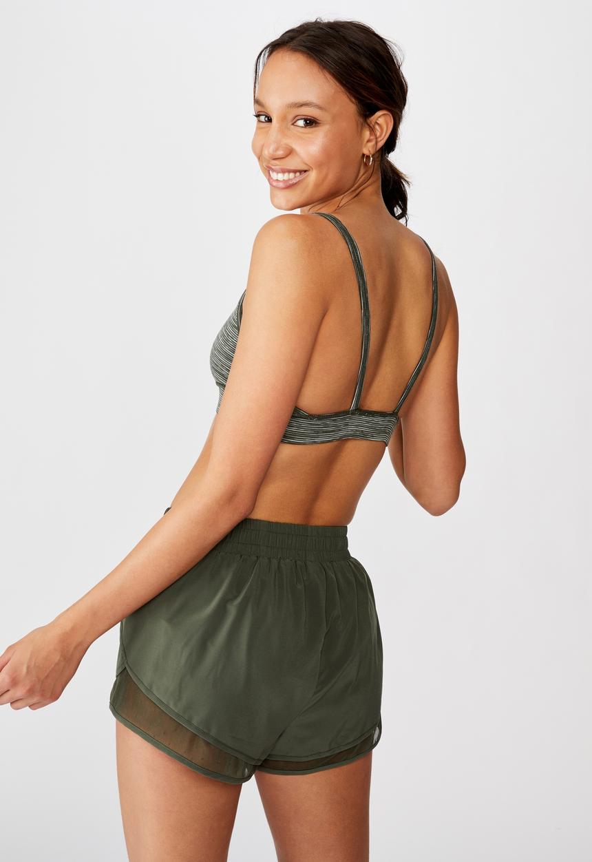 Cotton On - Hailspot running short - khaki