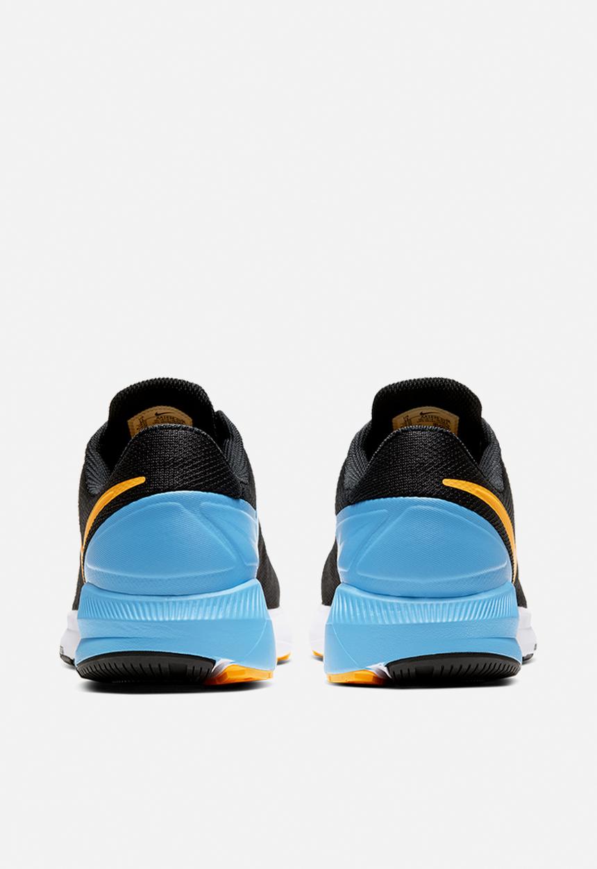 Nike - Air Zoom structure 22 - black/laser orange-university blue-white