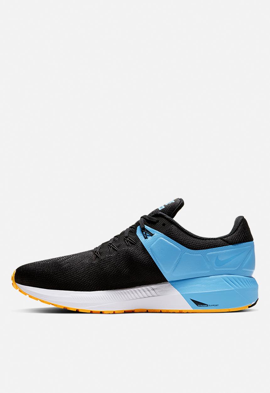Nike - Air Zoom structure 22 - black/laser orange-university blue-white