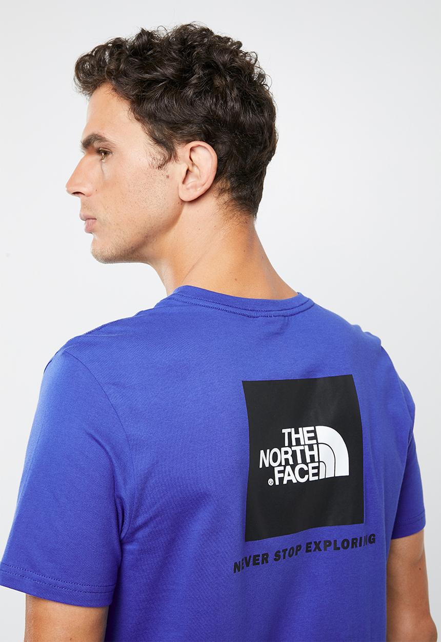 The North Face - Redbox logo short sleeve tee - blue
