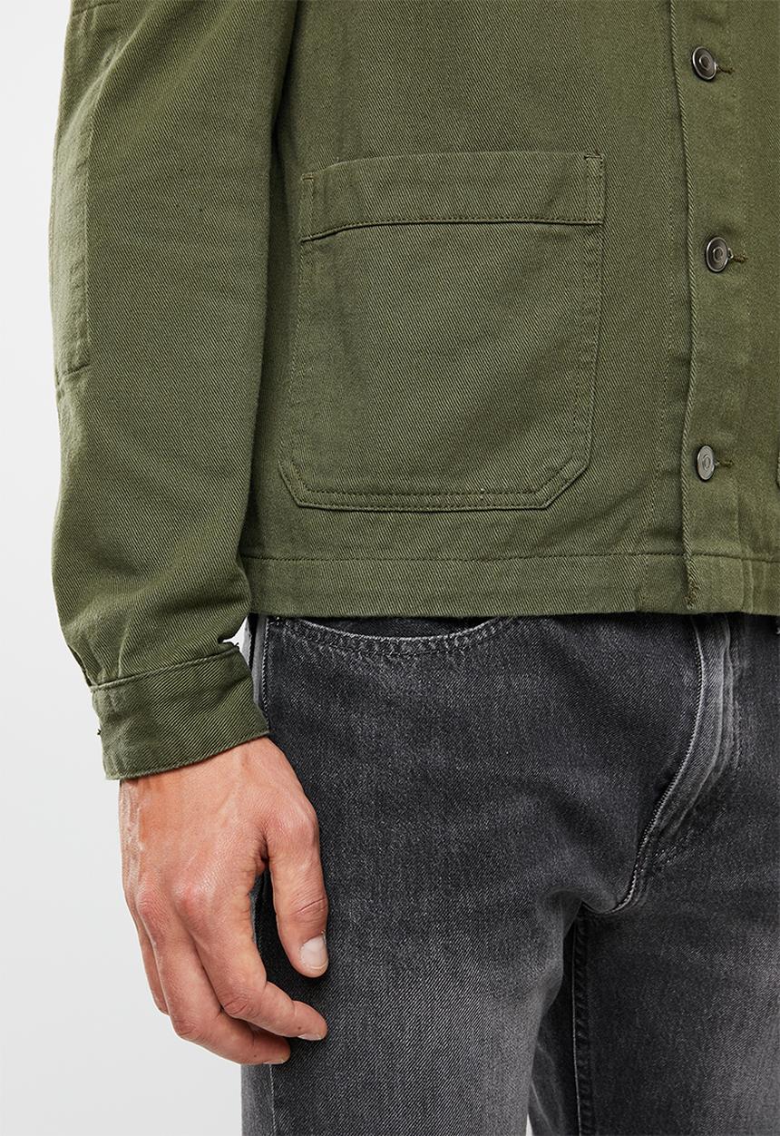 Superbalist - Overdyed worker jacket - khaki