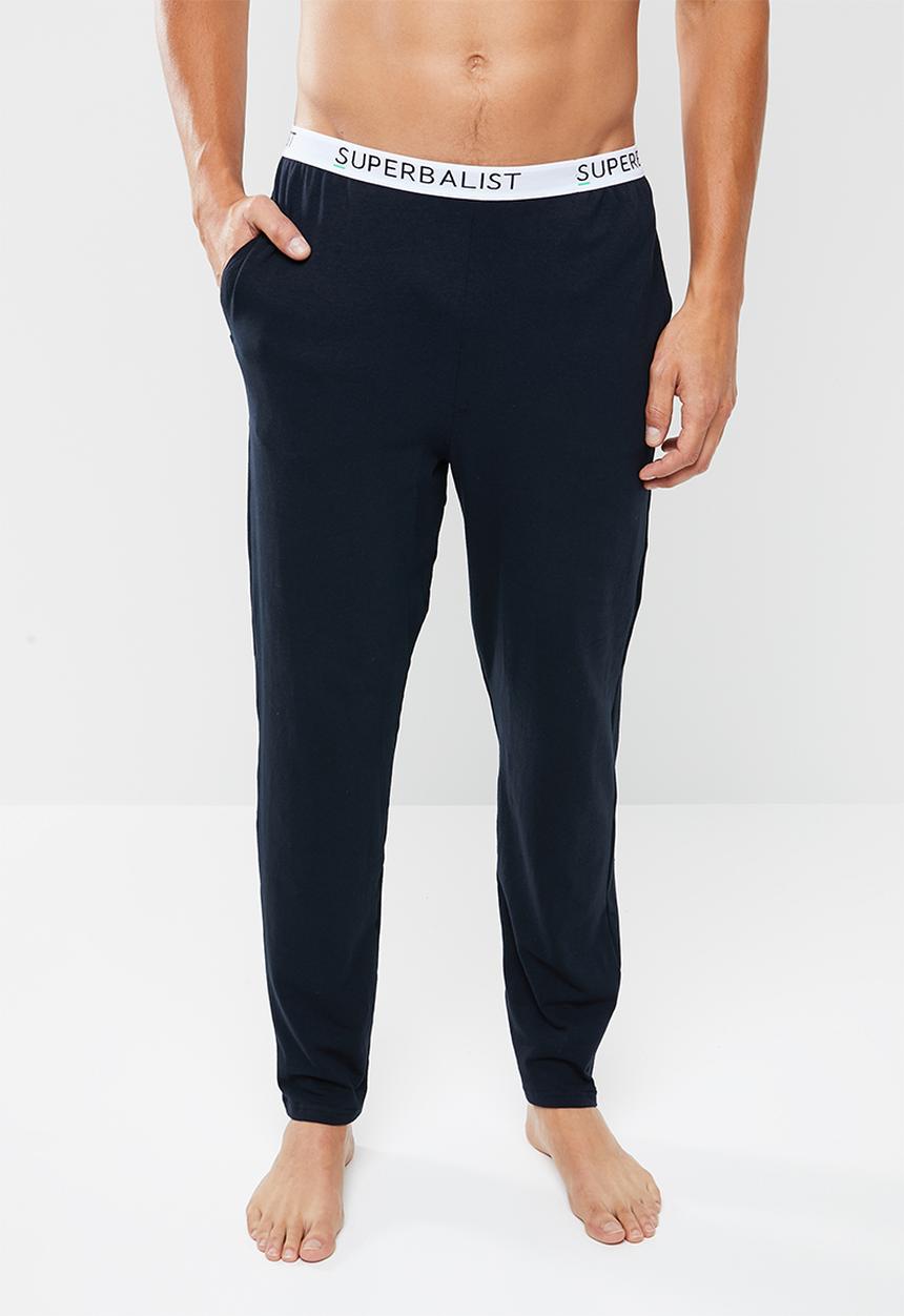Superbalist - Knit slim fit lounge pants - navy