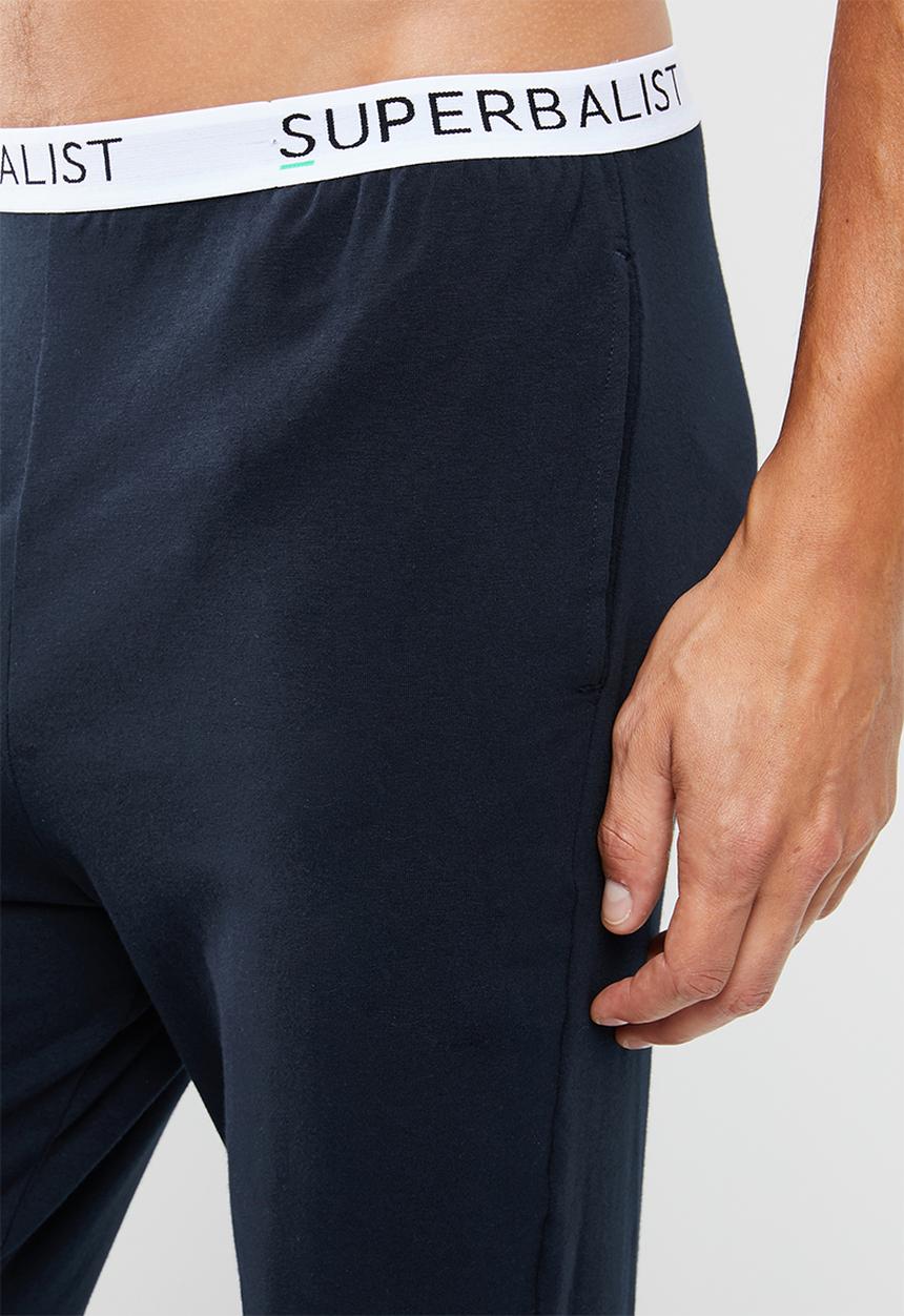 Superbalist - Knit slim fit lounge pants - navy