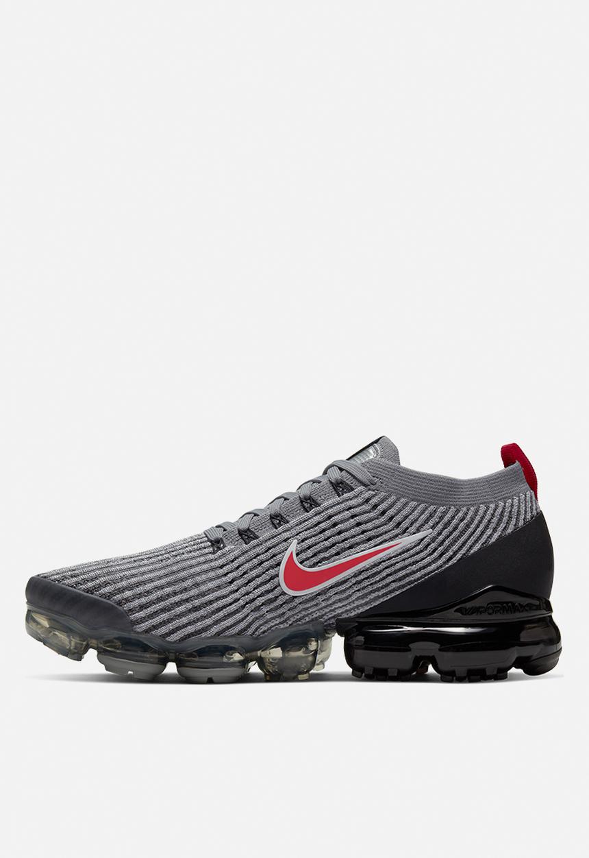 Nike - Air Vapormax Flyknit 3 - particle grey/university red-black