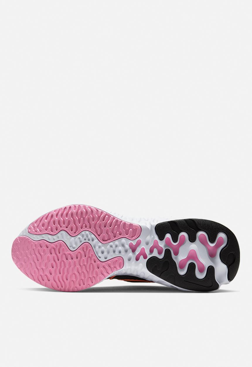 Nike - Renew Run - black/orange pulse-white-pink