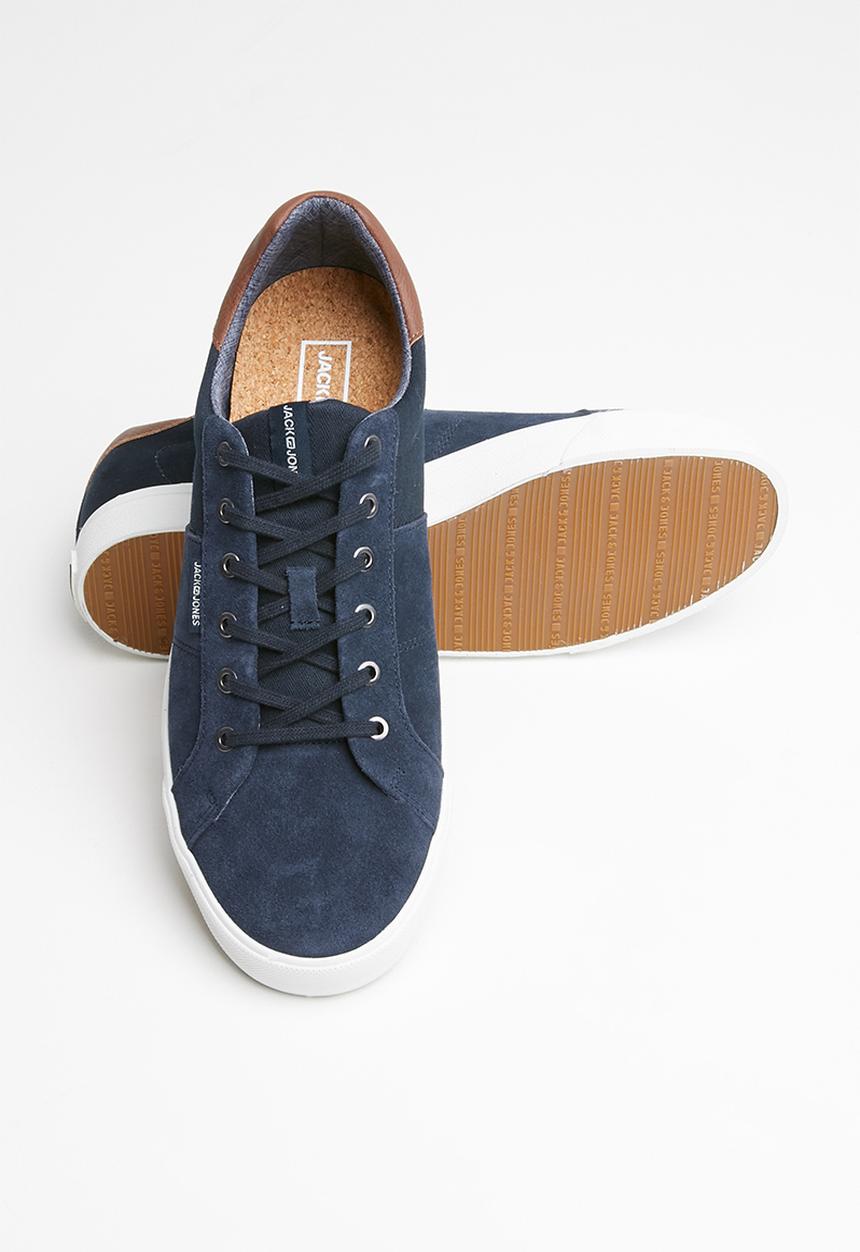 Jack & Jones - Jfwken suede mix - navy