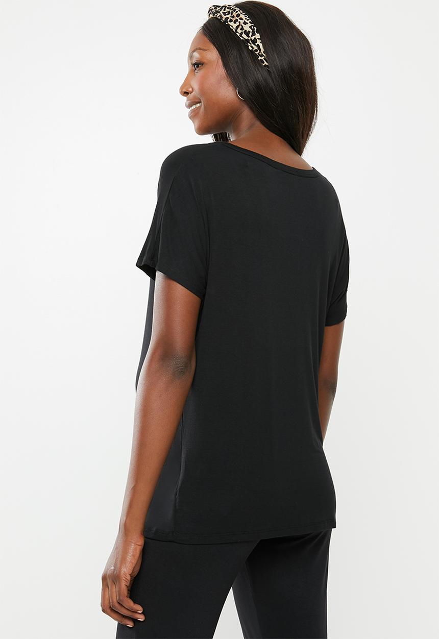 Cotton On - Maternity Karly short sleeve top - black