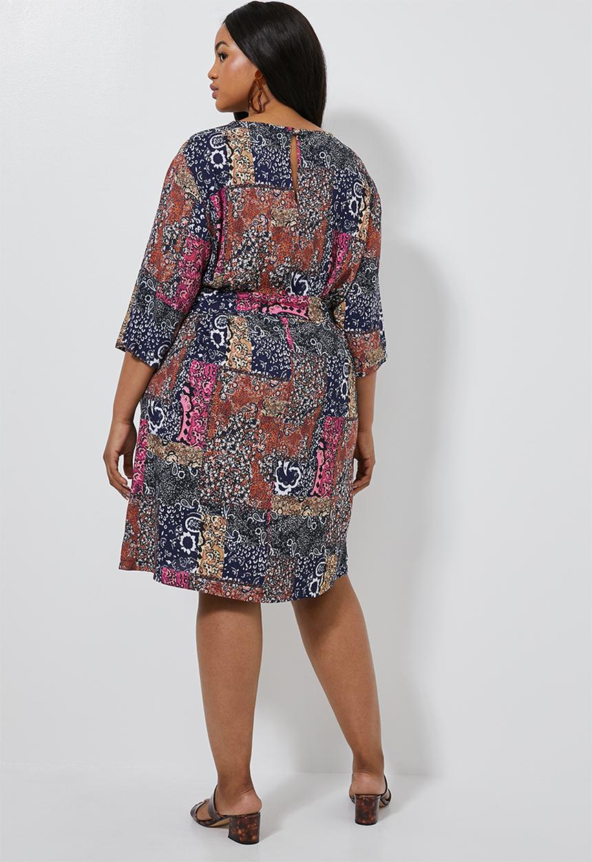 Superbalist - Wide sleeve shift dress - mutli
