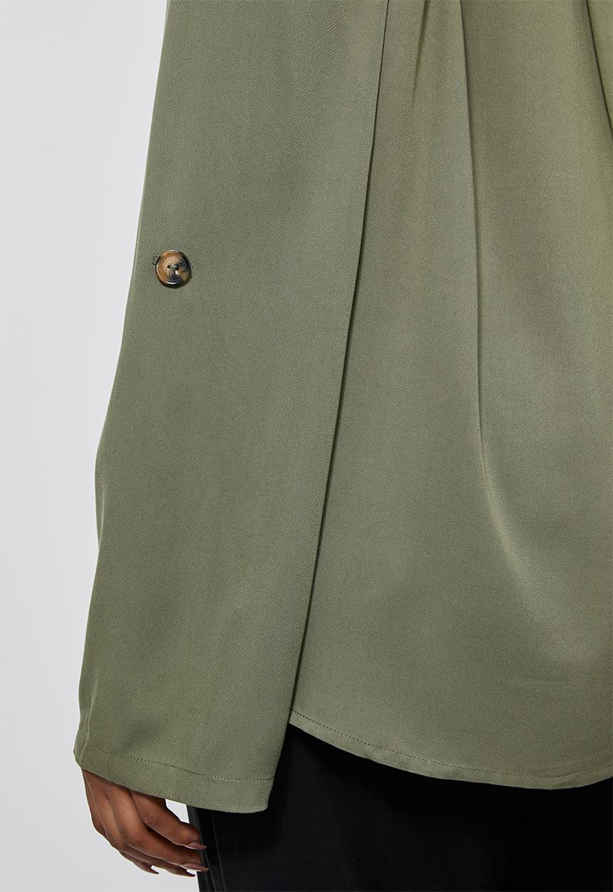 Superbalist - Notch neck shirt - khaki