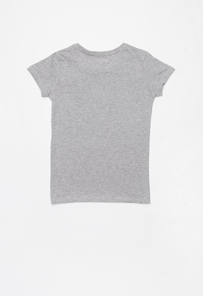 GUESS - Girls faded heart Guess tee - grey