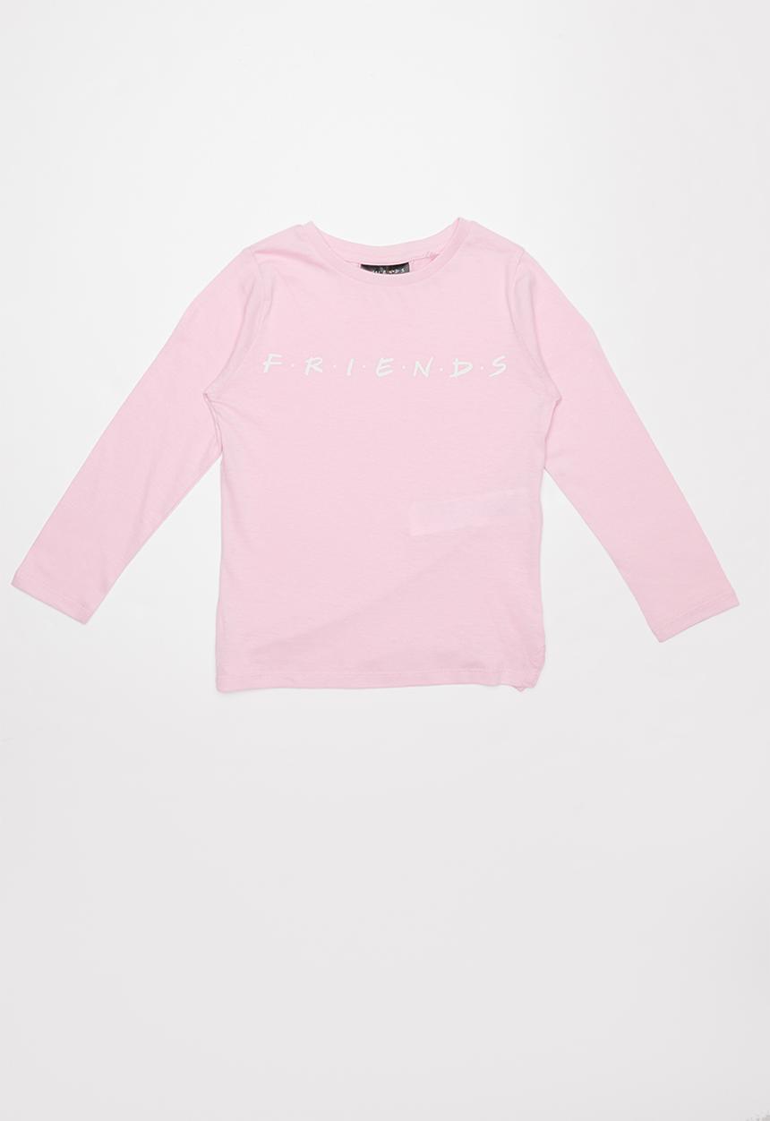 Cotton On - Lux long sleeve tee - pink