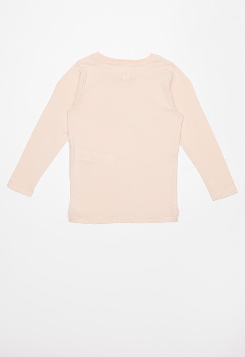 Cotton On - Stevie ls embellished tee - peach 