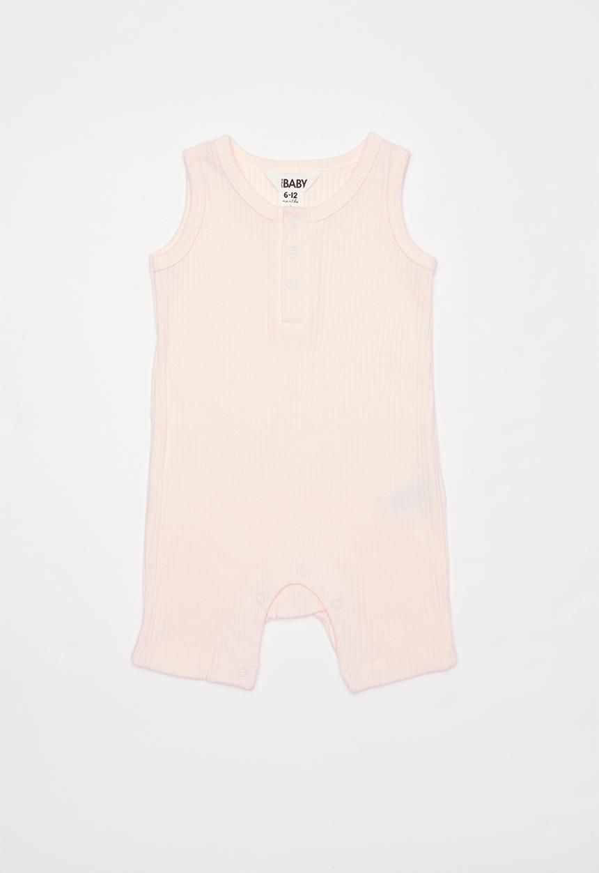 Cotton On - The sleeveless short leg romper -  pink