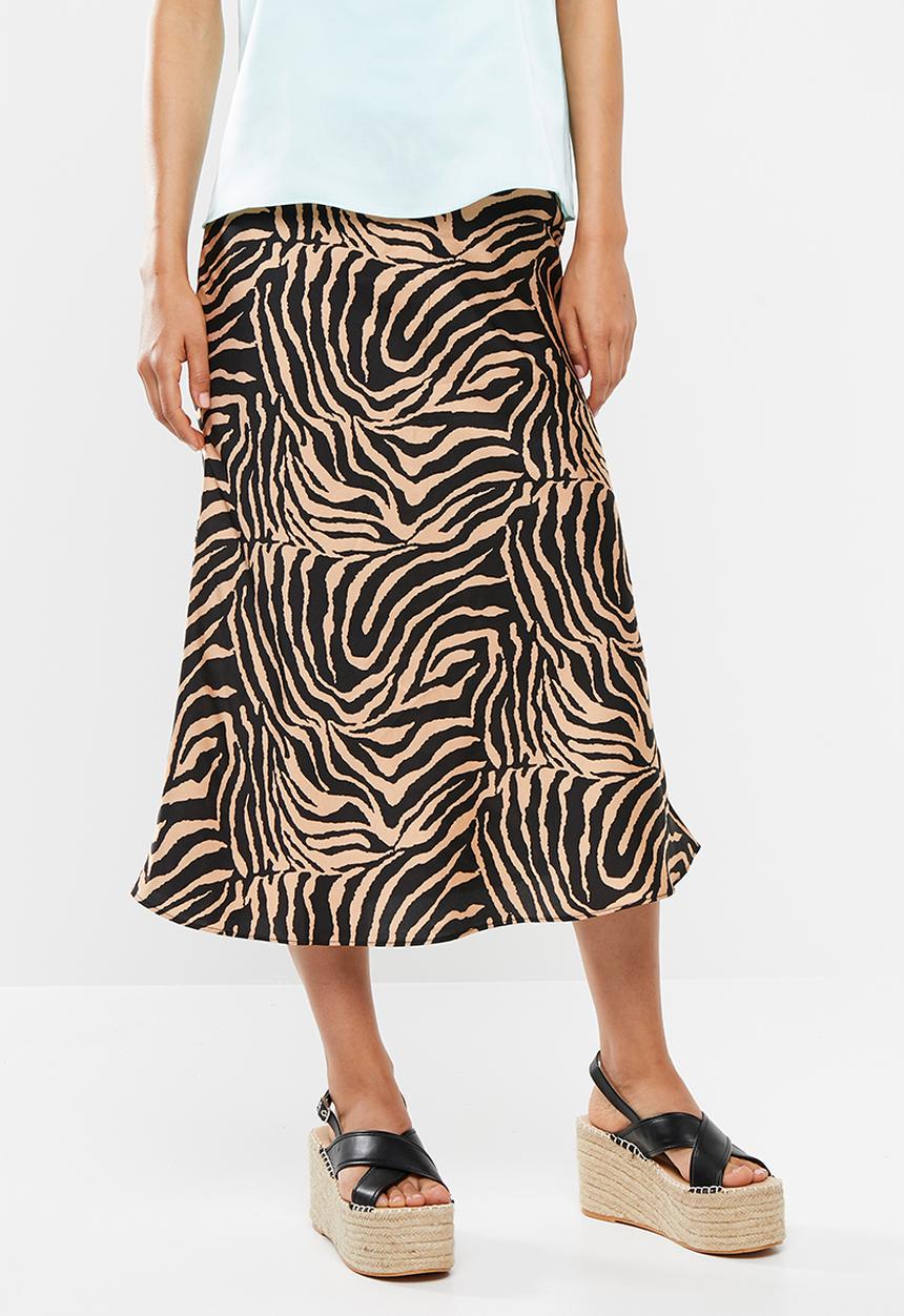 Glamorous - Midi skirt - black & neutral