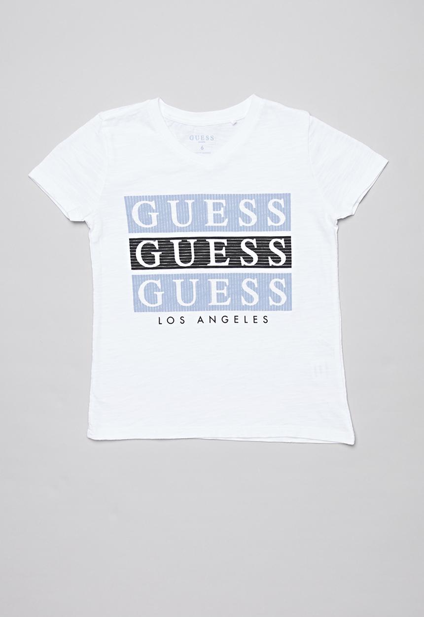 GUESS - Short sleeve Guess 3 step tee - white