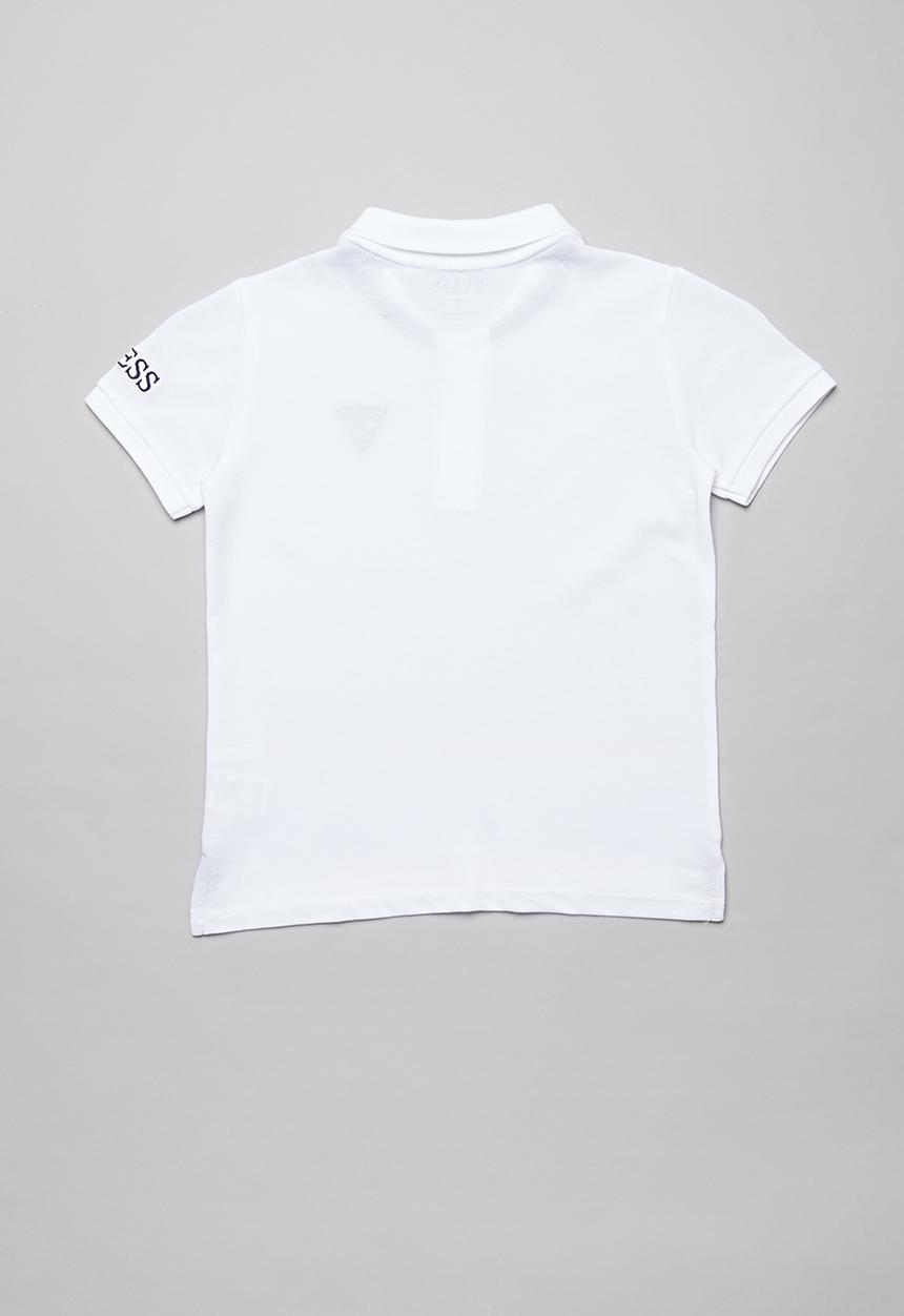 GUESS - Teens short sleeve Guess core polo - white