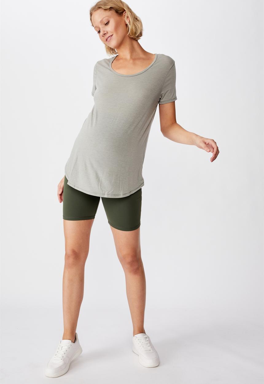 Cotton On - Maternity bike shorts - khaki