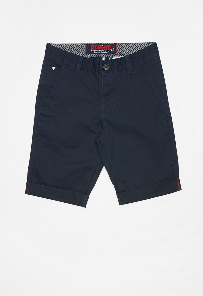 SOVIET - B ballotelli cotton short - navy