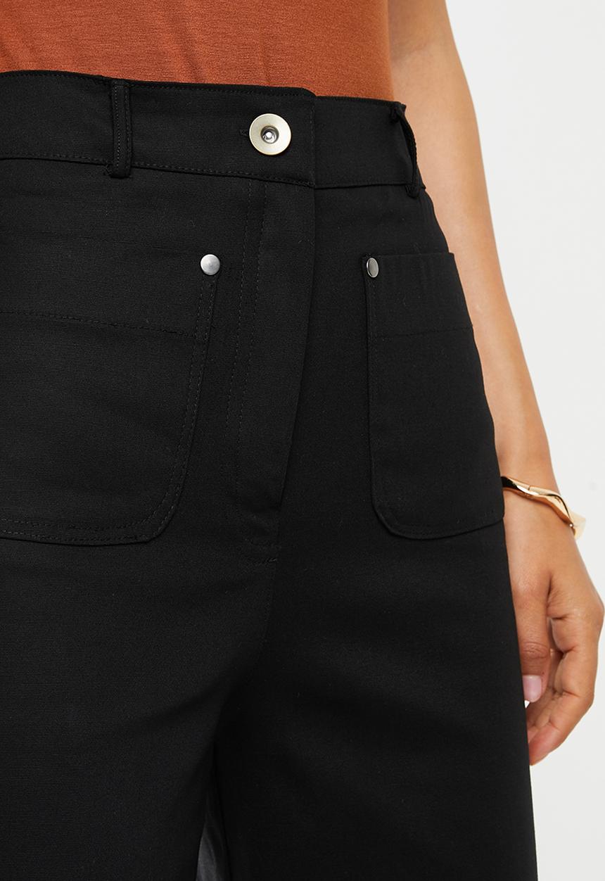 Me&B - High waisted sailor pants - black