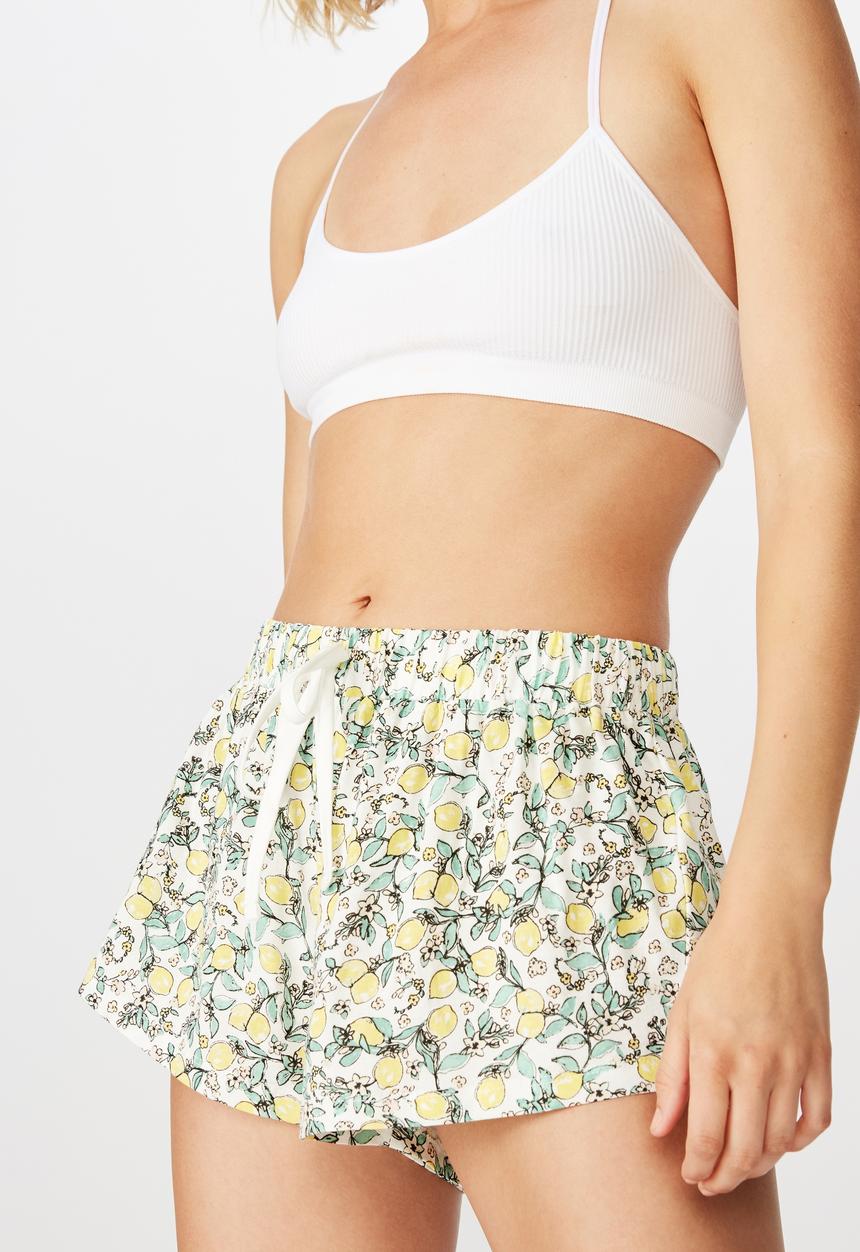 Cotton On - Jersey bed shorts - lemonade