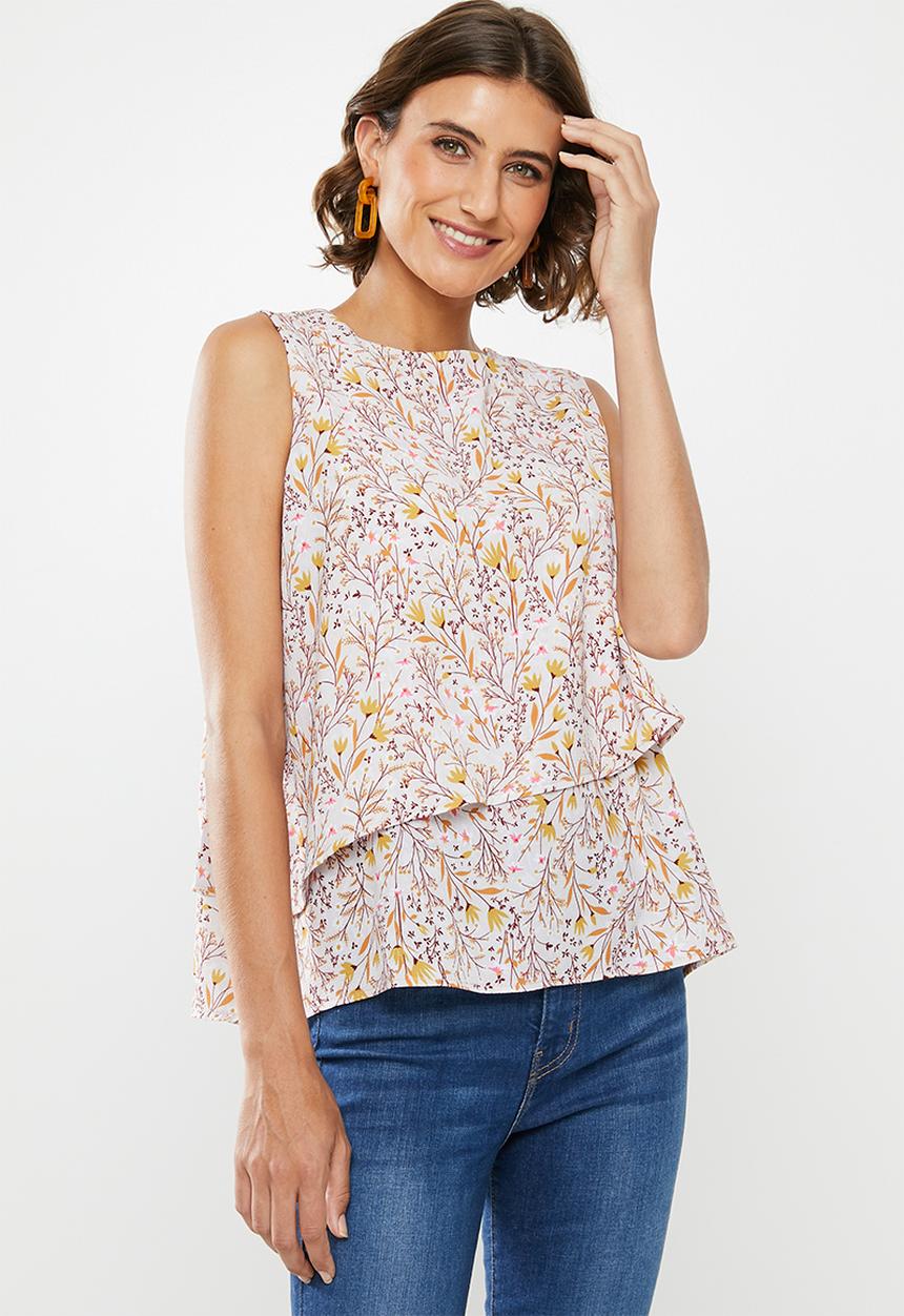edit - Double layer vest - multi