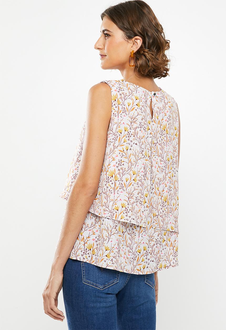 edit - Double layer vest - multi