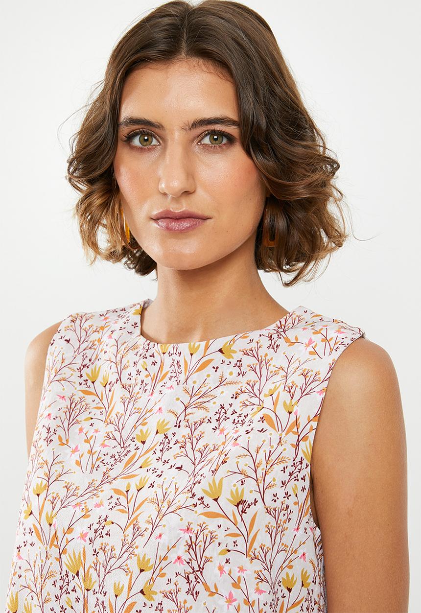edit - Double layer vest - multi