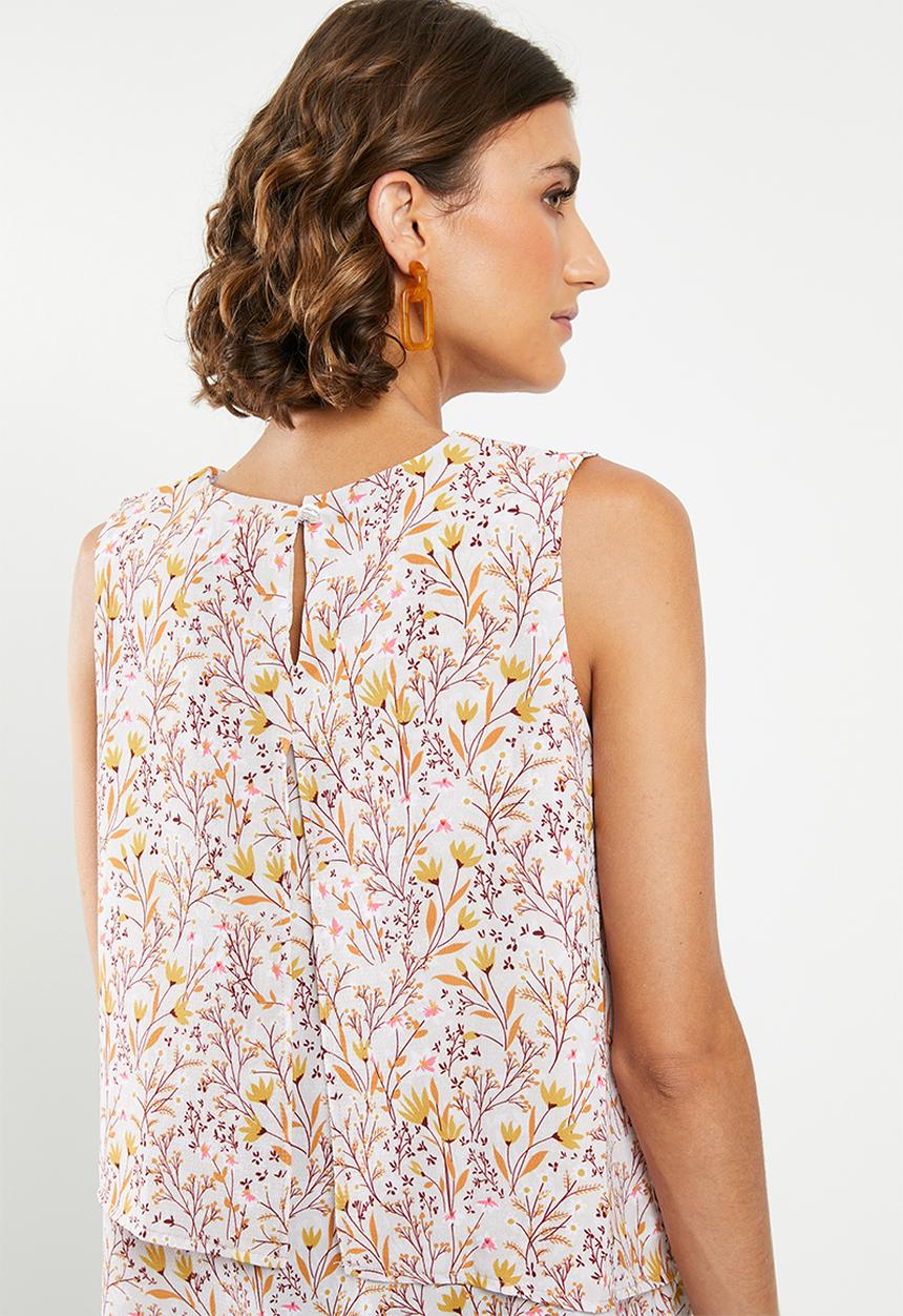 edit - Double layer vest - multi