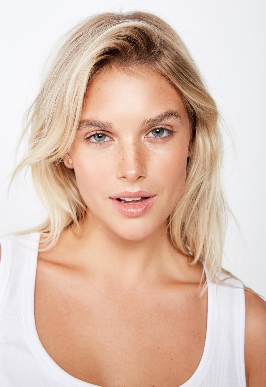 Cotton On - The sister crop tank - white