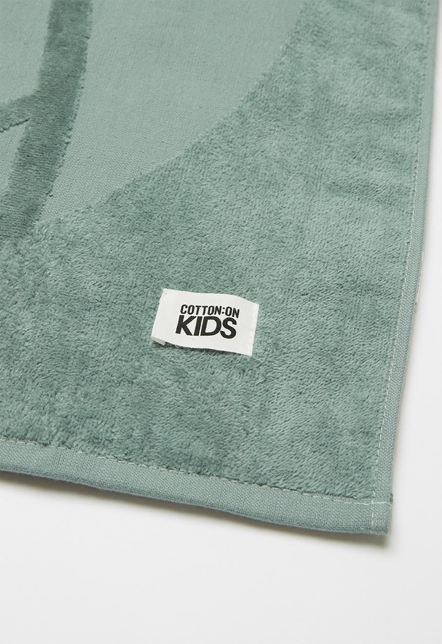 Cotton On - Kids hooded towel - green 