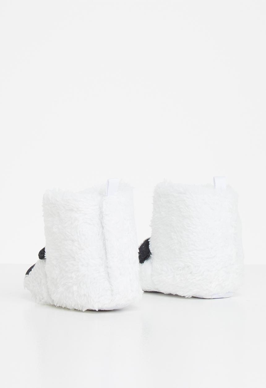 Pop Candy - Baby Sheep Booties - black/white