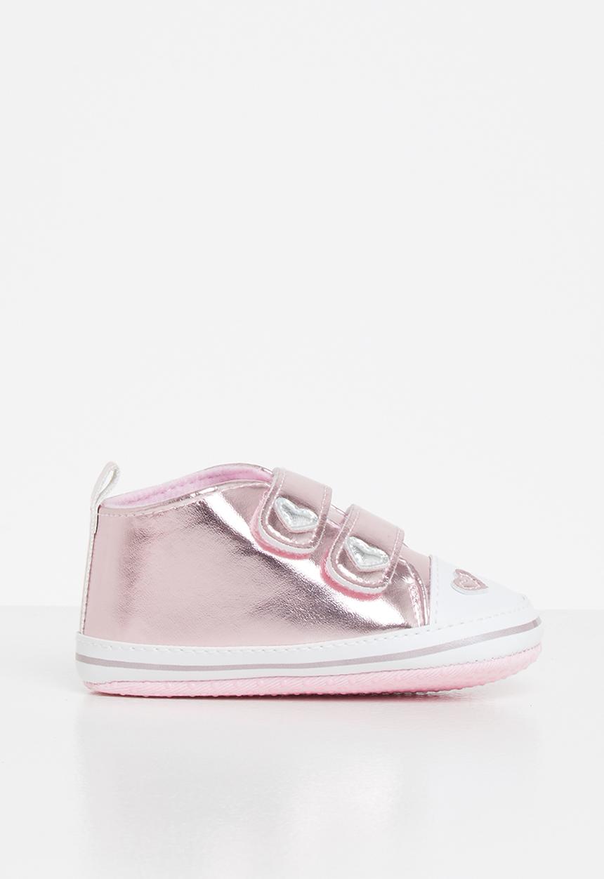 Pop Candy - Baby metallic sneaker - pink