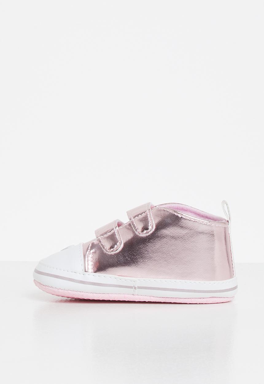 Pop Candy - Baby metallic sneaker - pink