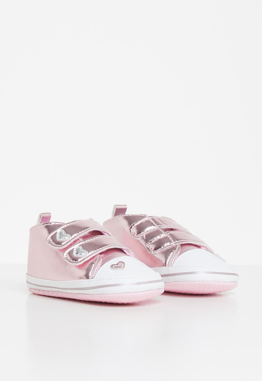 Pop Candy - Baby metallic sneaker - pink