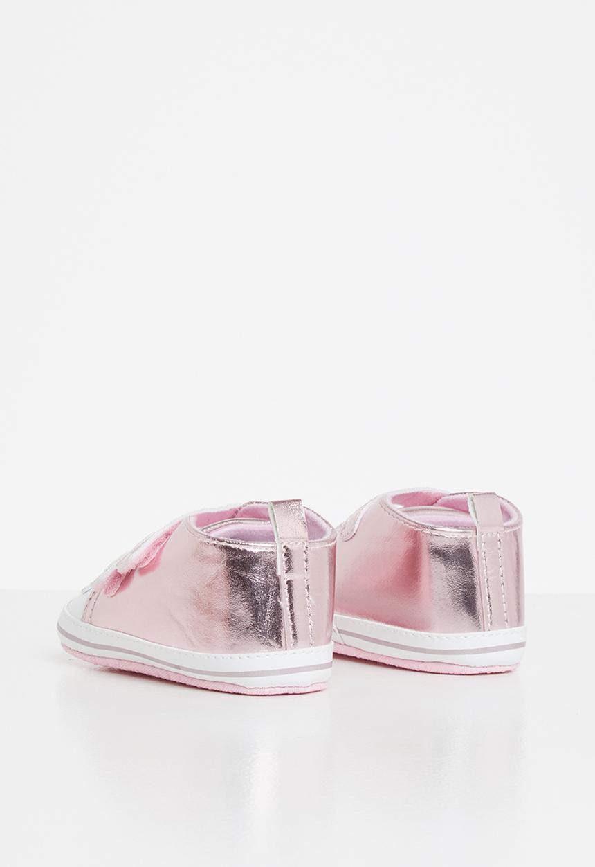 Pop Candy - Baby metallic sneaker - pink