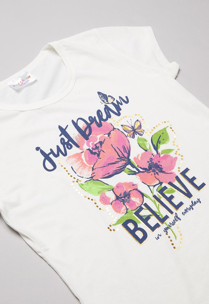 Pop Candy - Printed tee - white