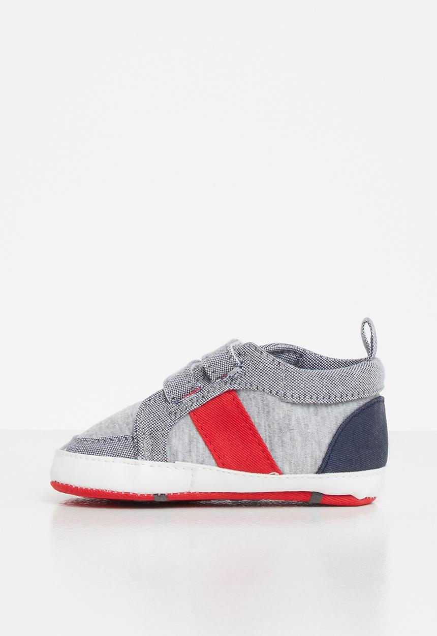 Pop Candy - Baby sneaker - grey/red