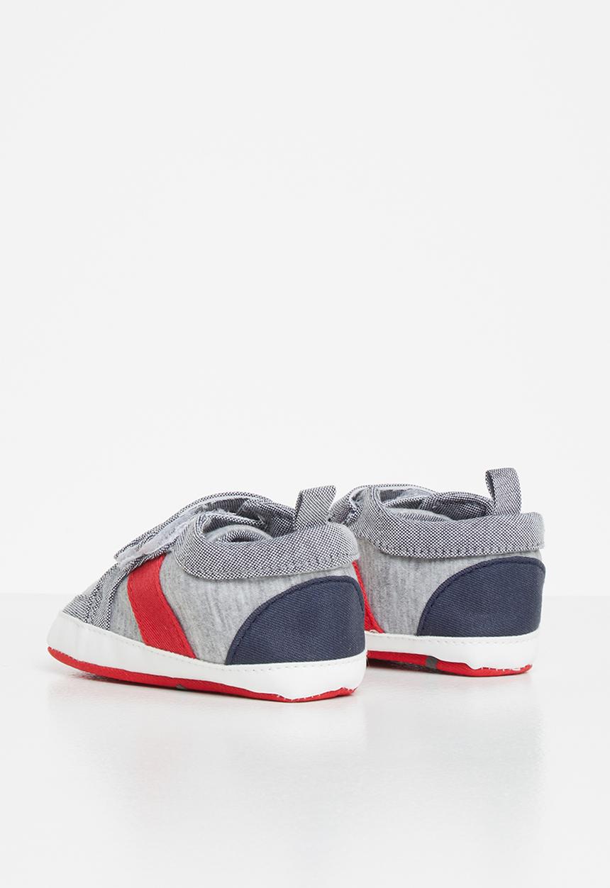 Pop Candy - Baby sneaker - grey/red