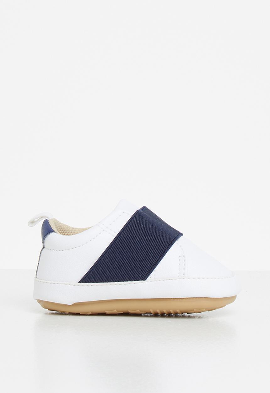 Pop Candy - Baby slip on - white/navy