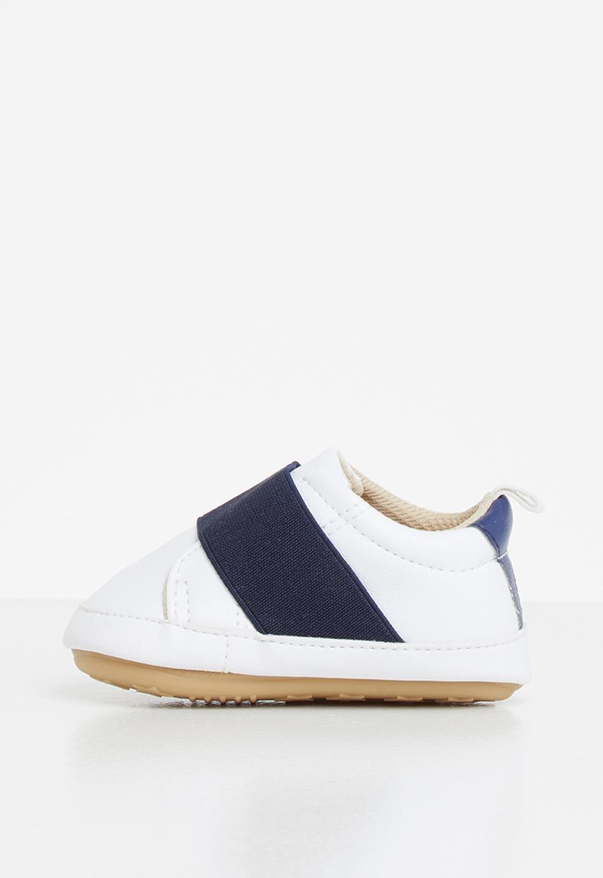 Pop Candy - Baby slip on - white/navy