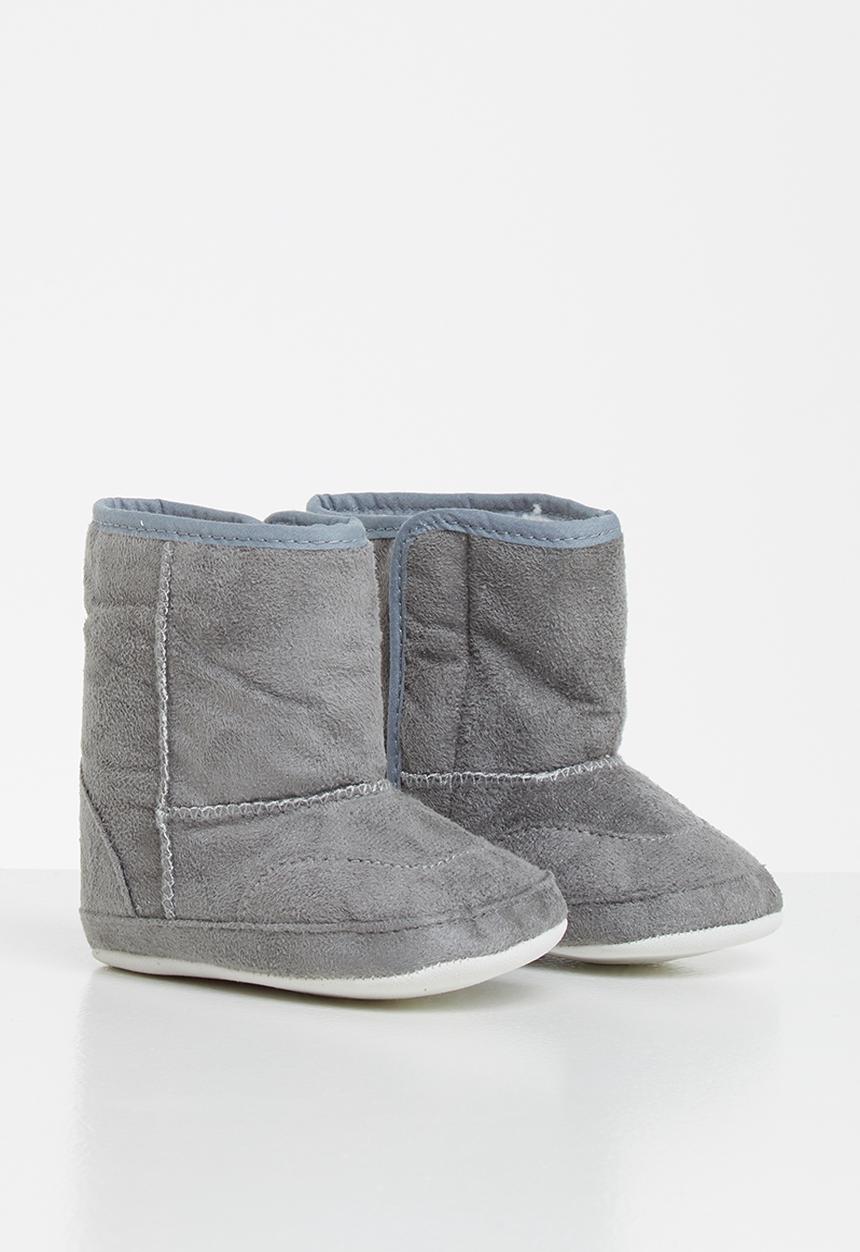 Pop Candy - Baby booties - grey