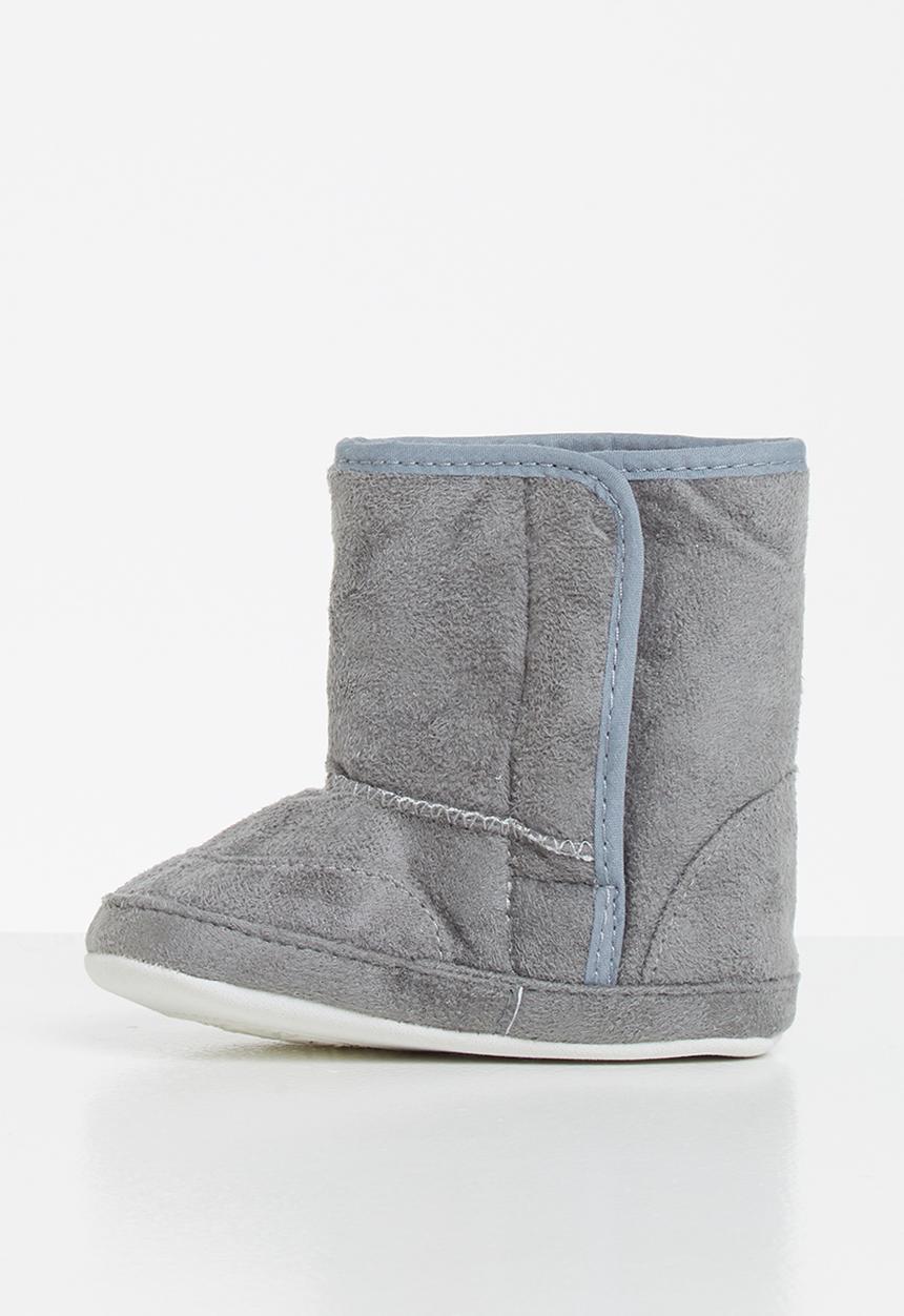 Pop Candy - Baby booties - grey