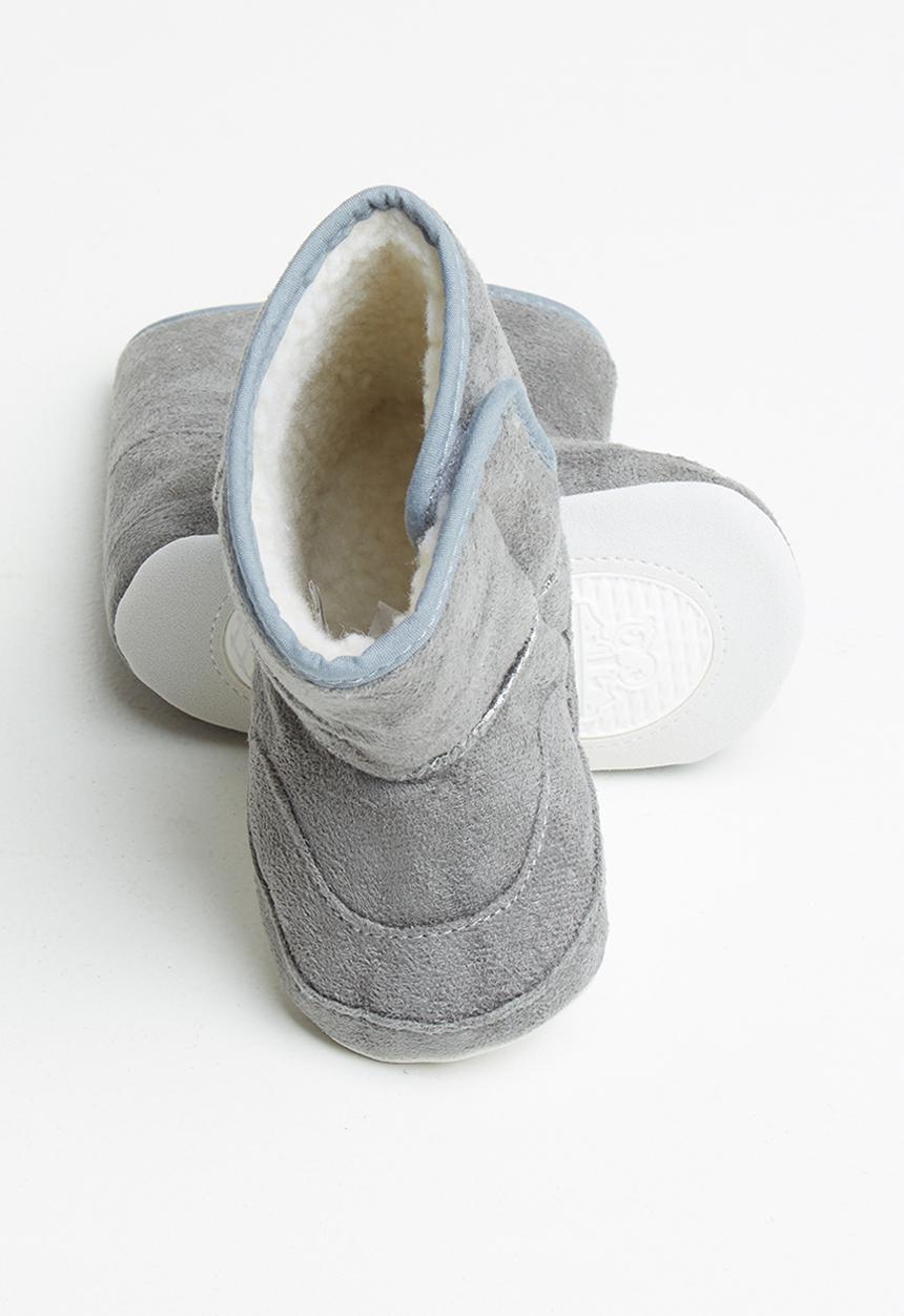 Pop Candy - Baby booties - grey
