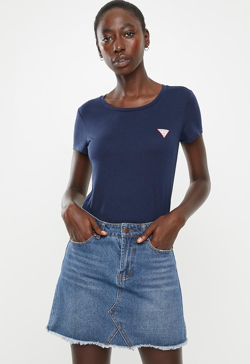 GUESS - Baby crew logo tee - navy