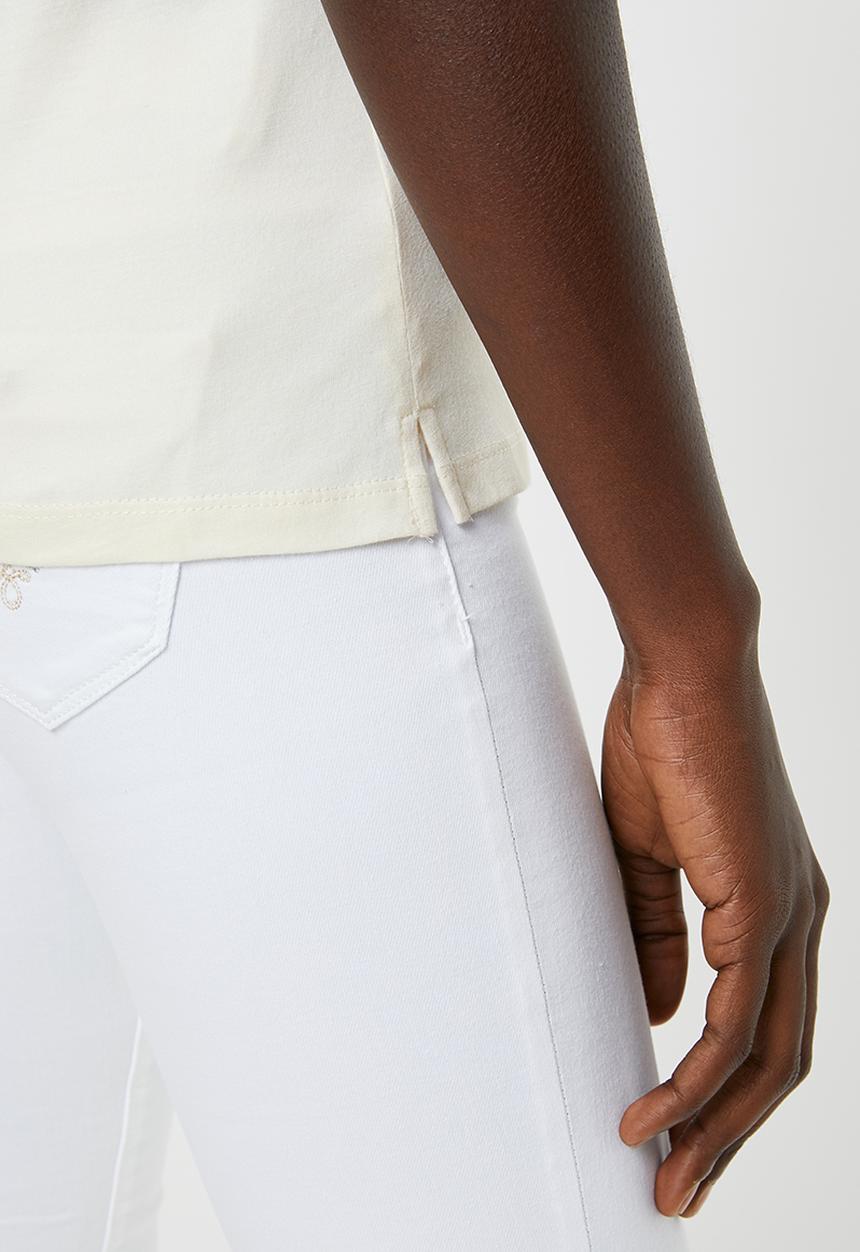 GUESS - Short sleeve blockup tee - neutral