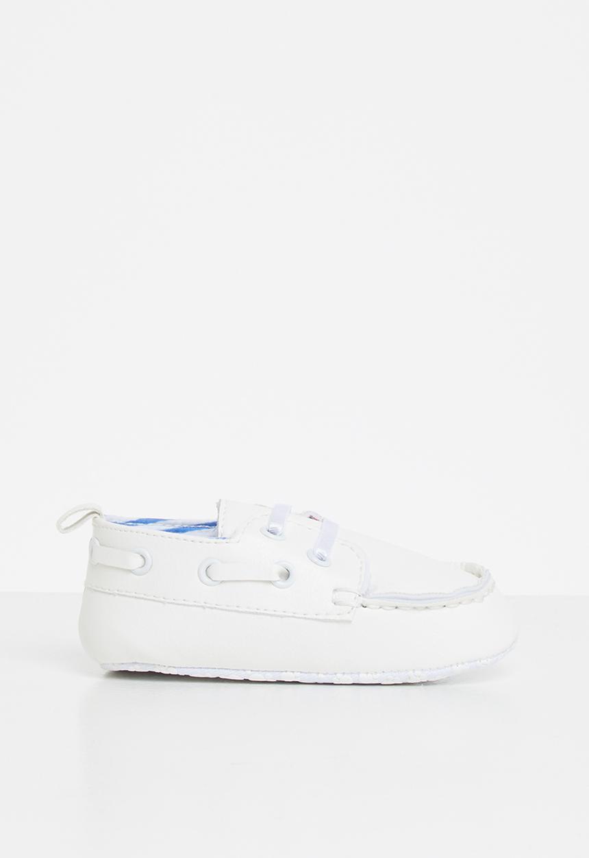 Pop Candy - Baby boat shoe - white
