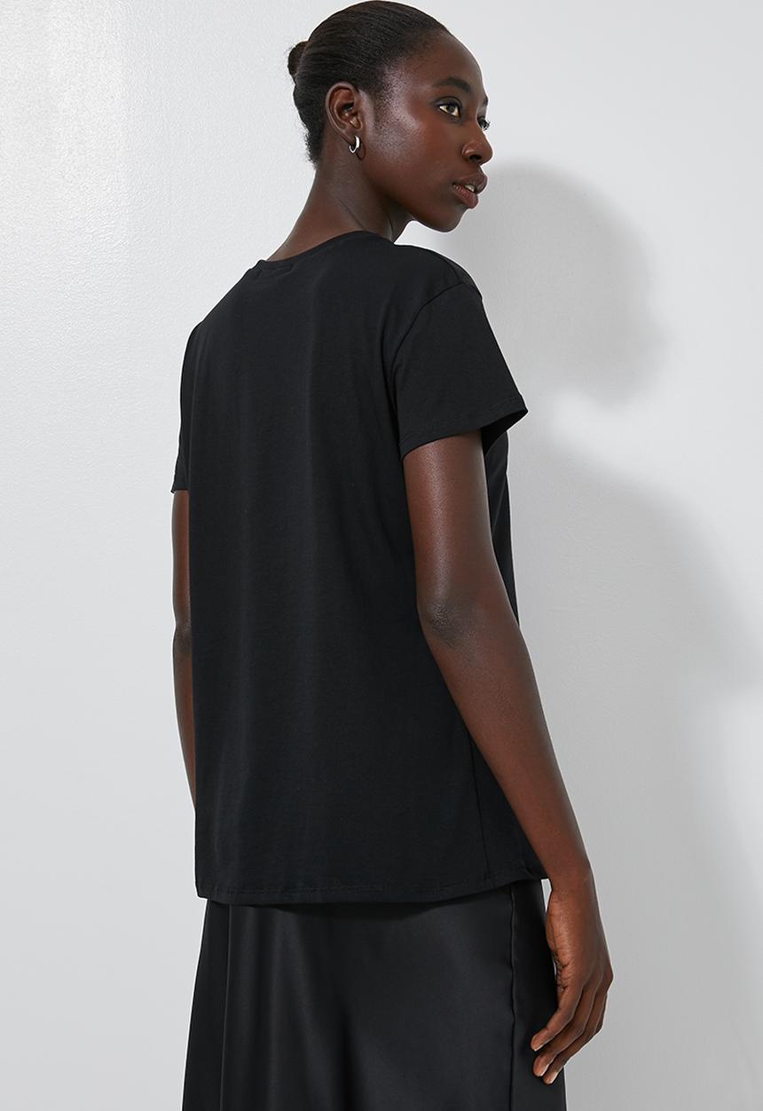Superbalist - Printed tee - black 