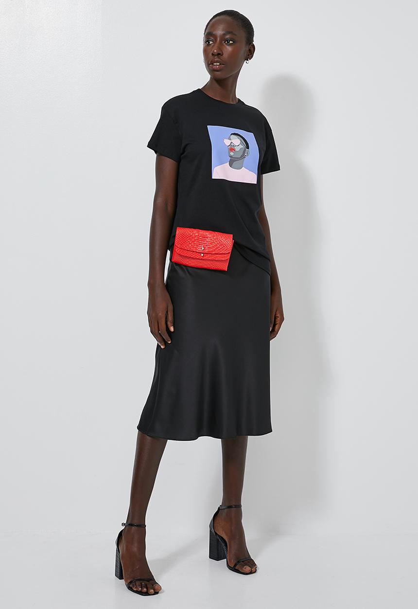 Superbalist - Printed tee - black 