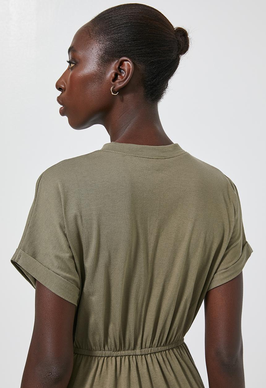 Superbalist - Utility style T-shirt dress - khaki